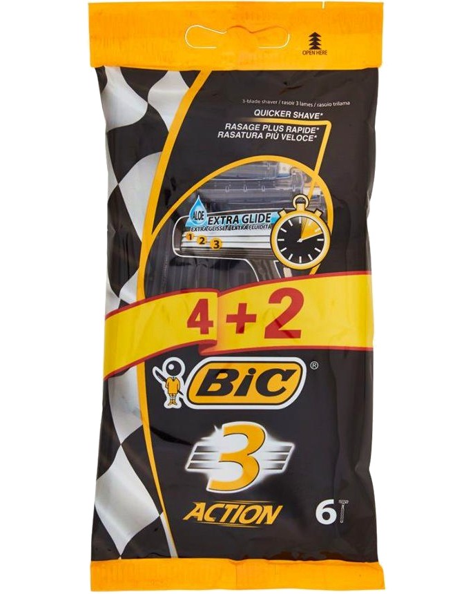 BIC 3 Action -   3  -   4 + 2   - 