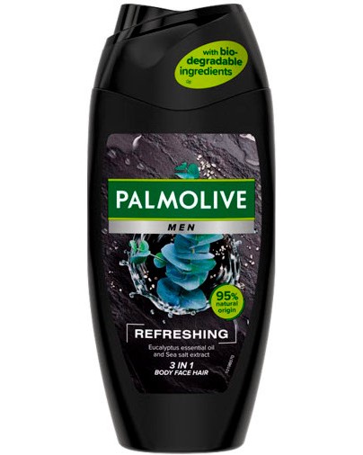 Palmolive Men Refreshing 3 in 1 Body, Face & Hair -    ,      -  