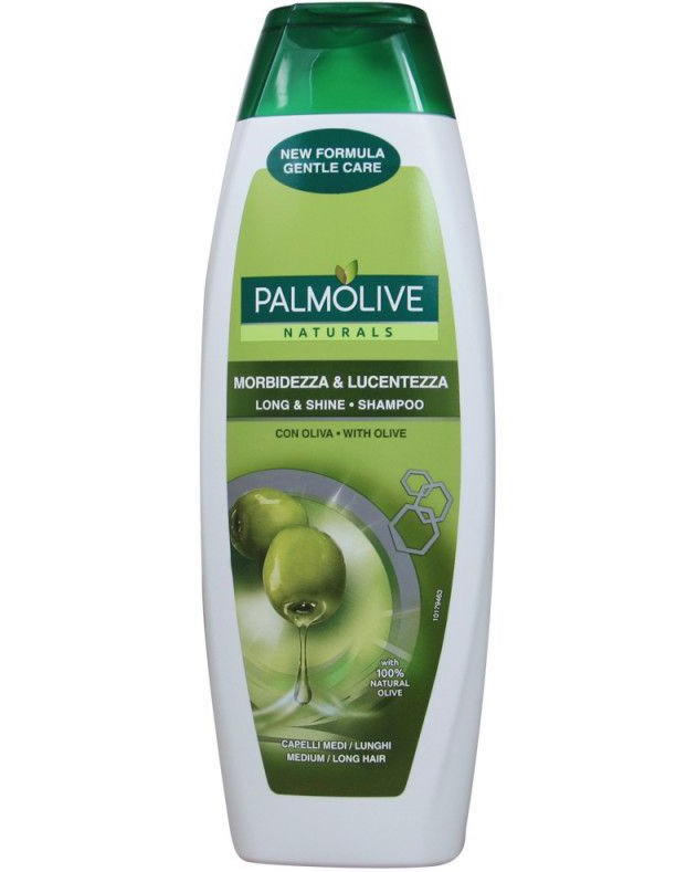 Palmolive Naturals Long & Shine Shampoo - Шампоан за дълга коса от серията "Palmolive Naturals" - шампоан