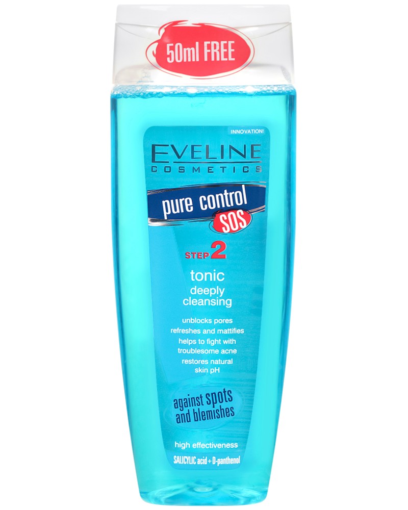 Eveline Pure Control SOS Tonic -           "Pure Control SOS" - 