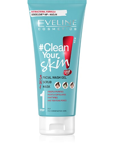 Eveline Clean Your Skin 3 in 1 -     3  1        Clean Your Skin - 