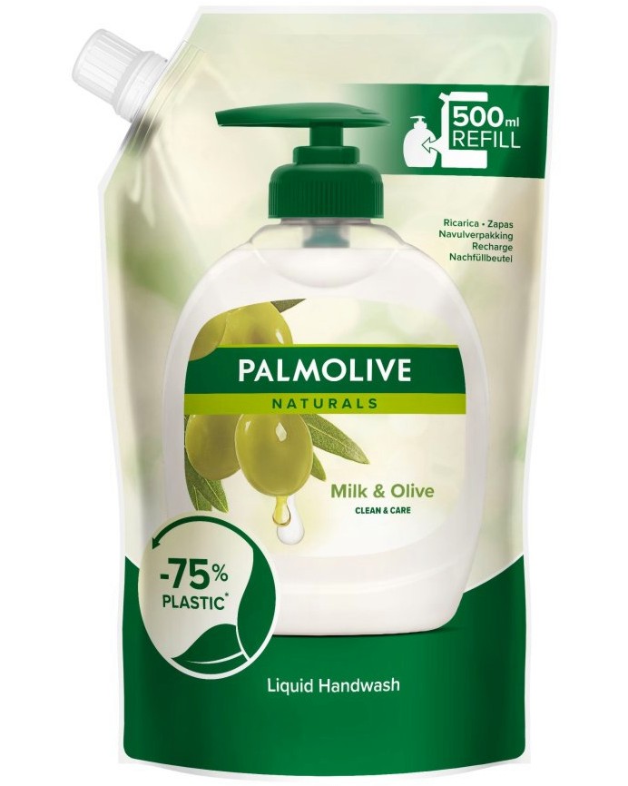 Palmolive Naturals Milk & Olive Liquid Handwash Refill -           Naturals - 