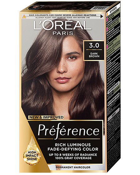 L'Oreal Preference L'Oreal Preference - Трайна боя за коса - боя