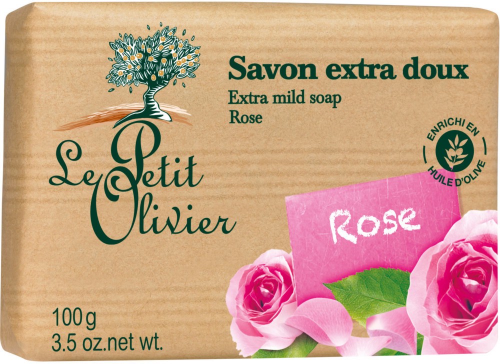 Le Petit Olivier Extra Mild Soap Rose -        - 