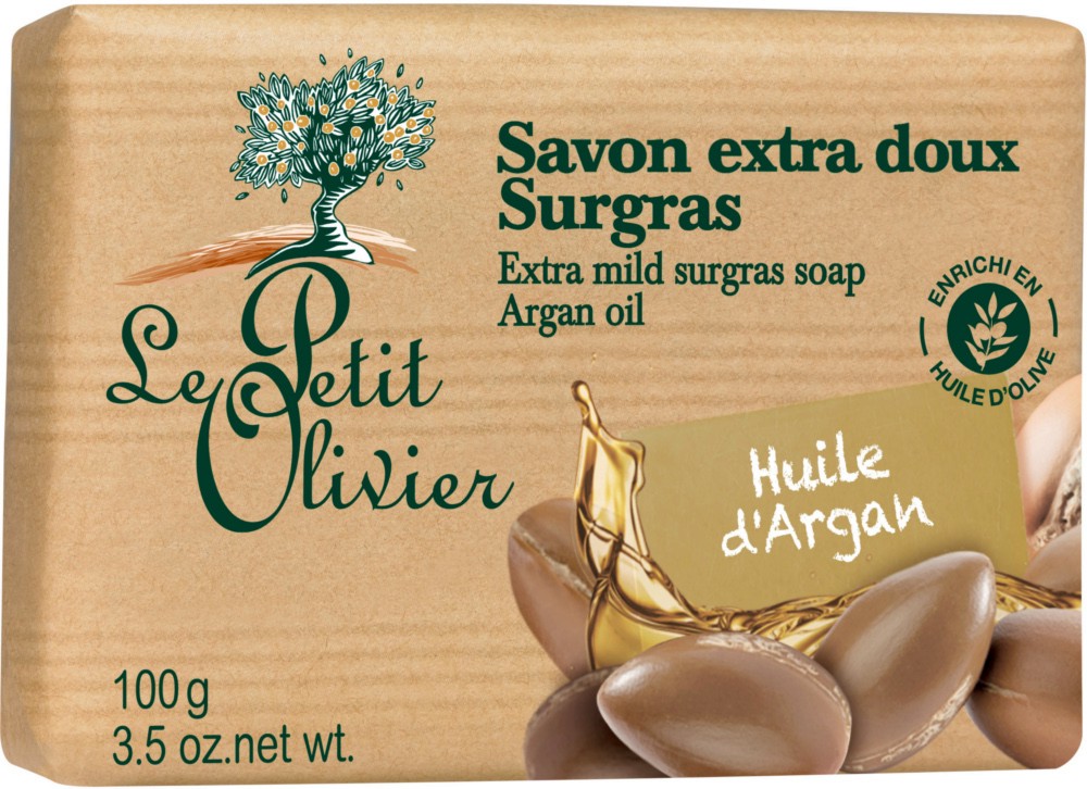 Le Petit Olivier Extra Mild Surgras Soap Argan Oil -        - 