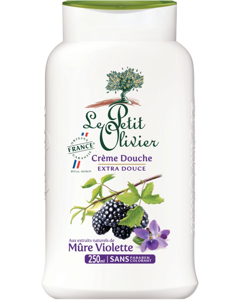 Le Petit Olivier Blackberry Violet Shower Cream -        - 