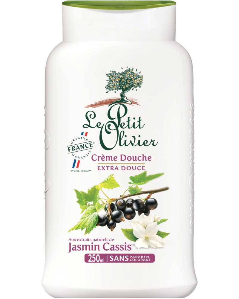 Le Petit Olivier Jasmin Cassis Shower Cream -          - 