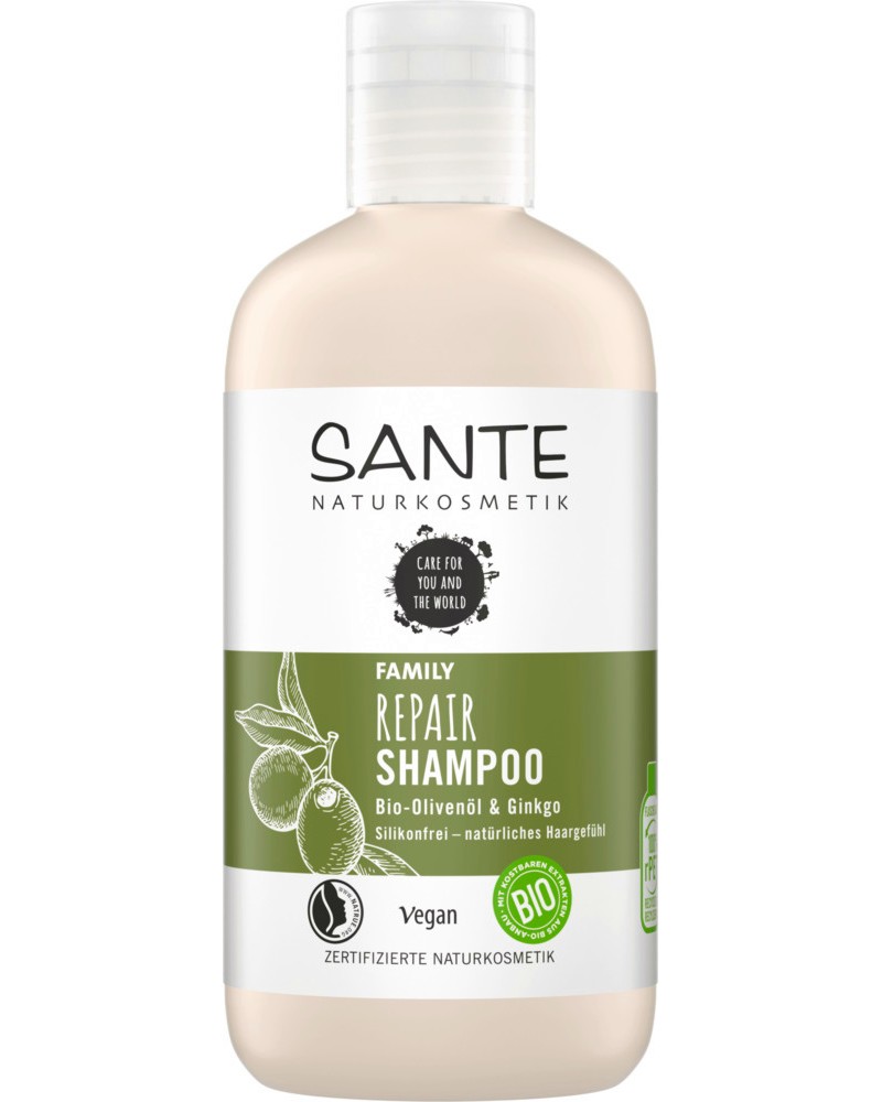 Sante Family Repair Shampoo Bio Ginkgo & Olive -         - 