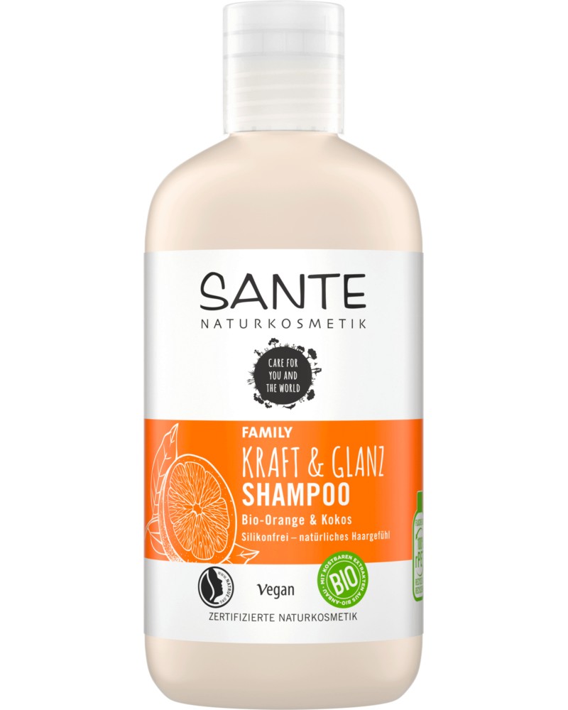 Sante Family Glanz Shampoo Bio Orange & Coco -         - 