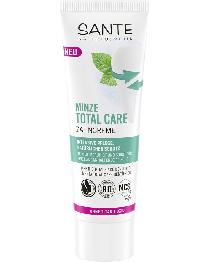 Sante Total Care Mint Toothpaste -      -   