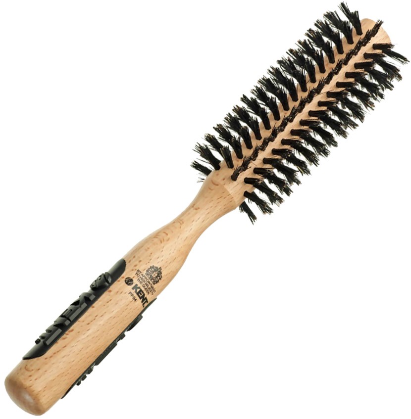 Кръгла дървена четка за коса Kent - От серията Prefect For - четка
