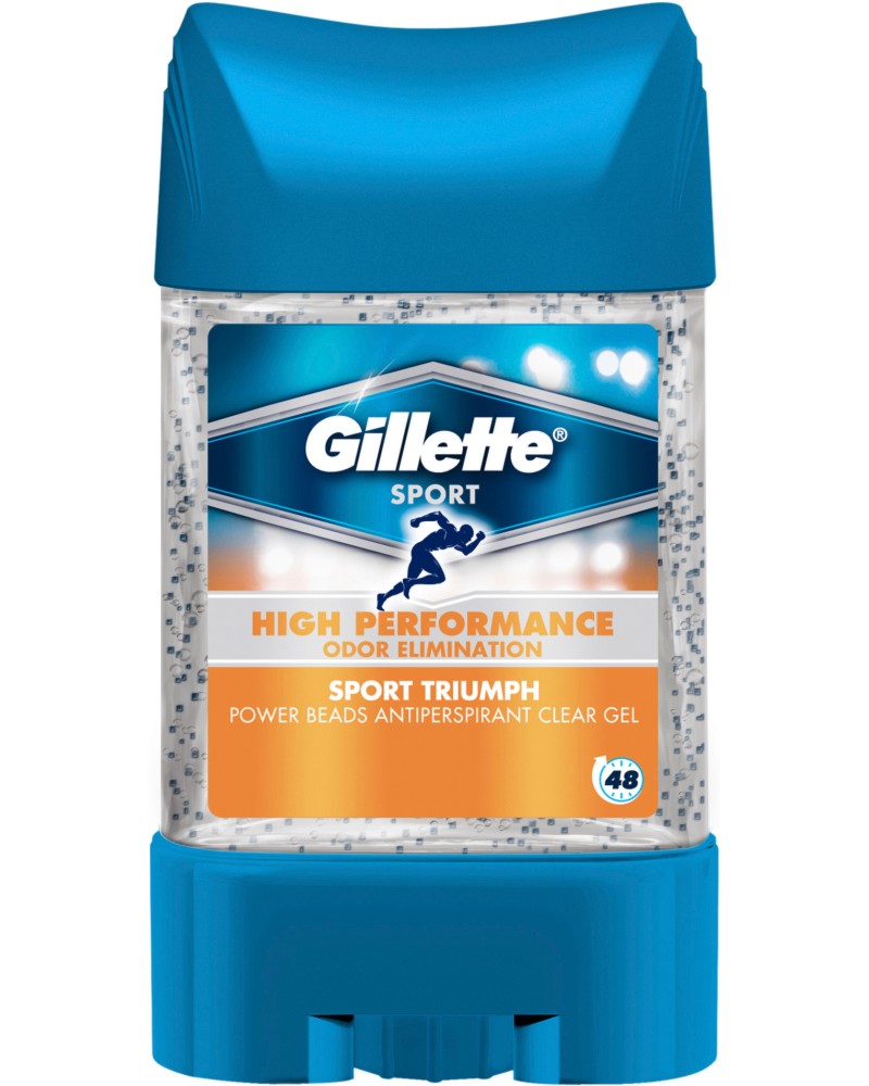 Gillette Sport Triumph Antiperspirant - Део гел против изпотяване за мъже - дезодорант