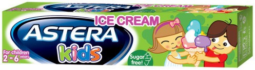 Astera Kids Ice Cream Toothpaste -          , 2-6  -   