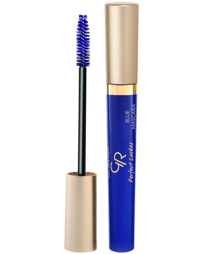 Golden Rose Perfect Lashes Blue Mascara Golden Rose Perfect Lashes Blue Mascara - Спирала за сини мигли - спирала