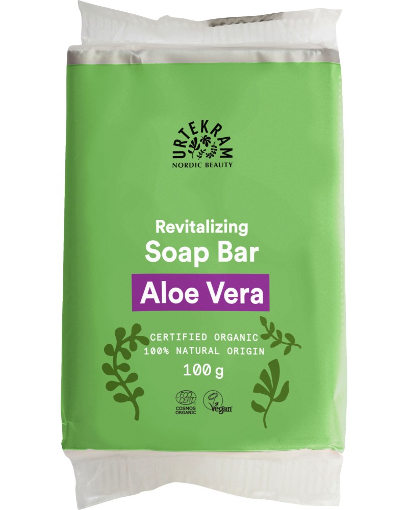 Urtekram Aloe Vera Soap Bar -     Aloe Vera - 