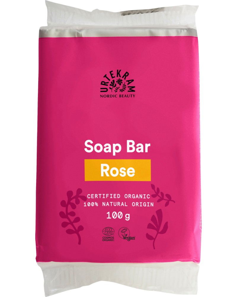 Urtekram Rose Soap Bar -       Rose - 
