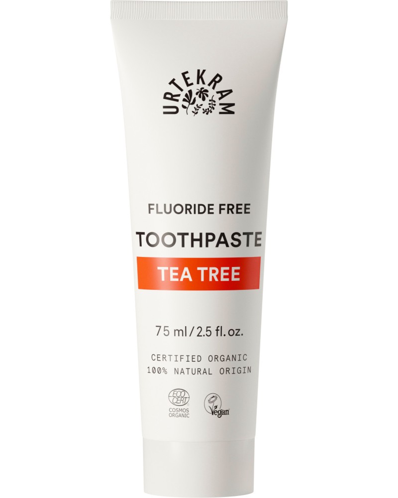 Urtekram Tea Tree Toothpaste -         -   