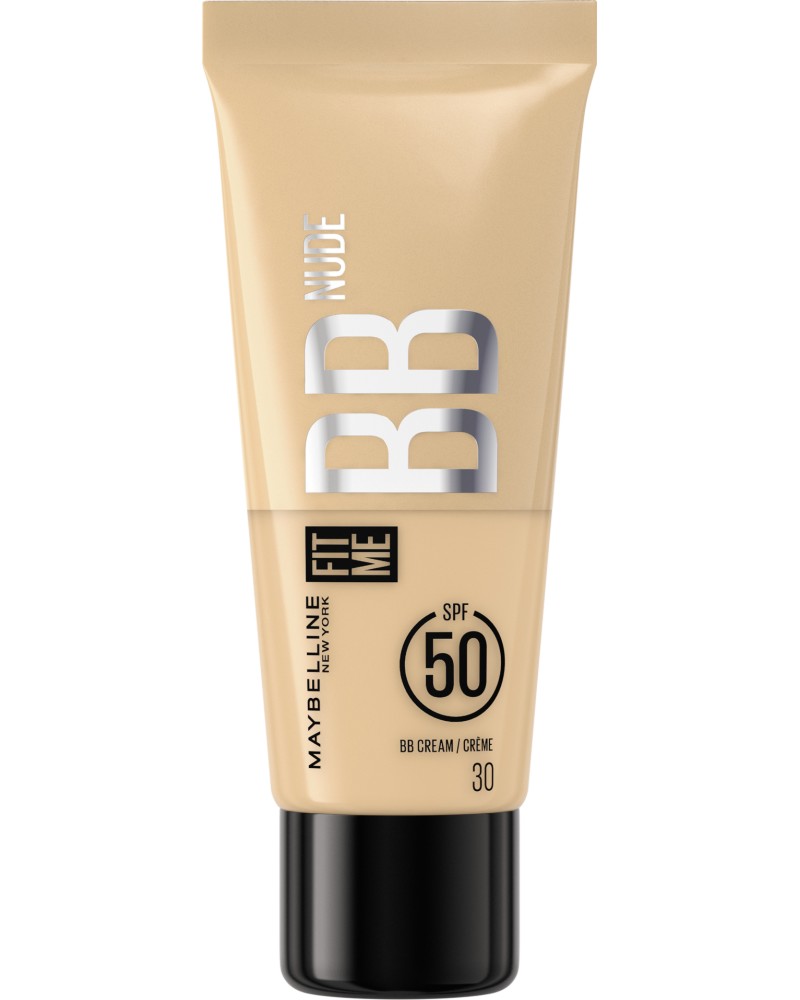 Maybelline Fit Me Nude BB Cream SPF 50 - BB ���� ��� ������ �������� � ����� �������� �� ������� Fit Me - ����