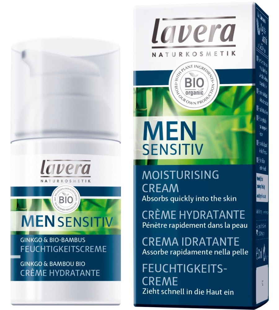 Lavera Men Sensitiv Moisturising Cream - ��������� ���������� ���� �� ���� �� ���� �� ������� Men Sensitiv - ����