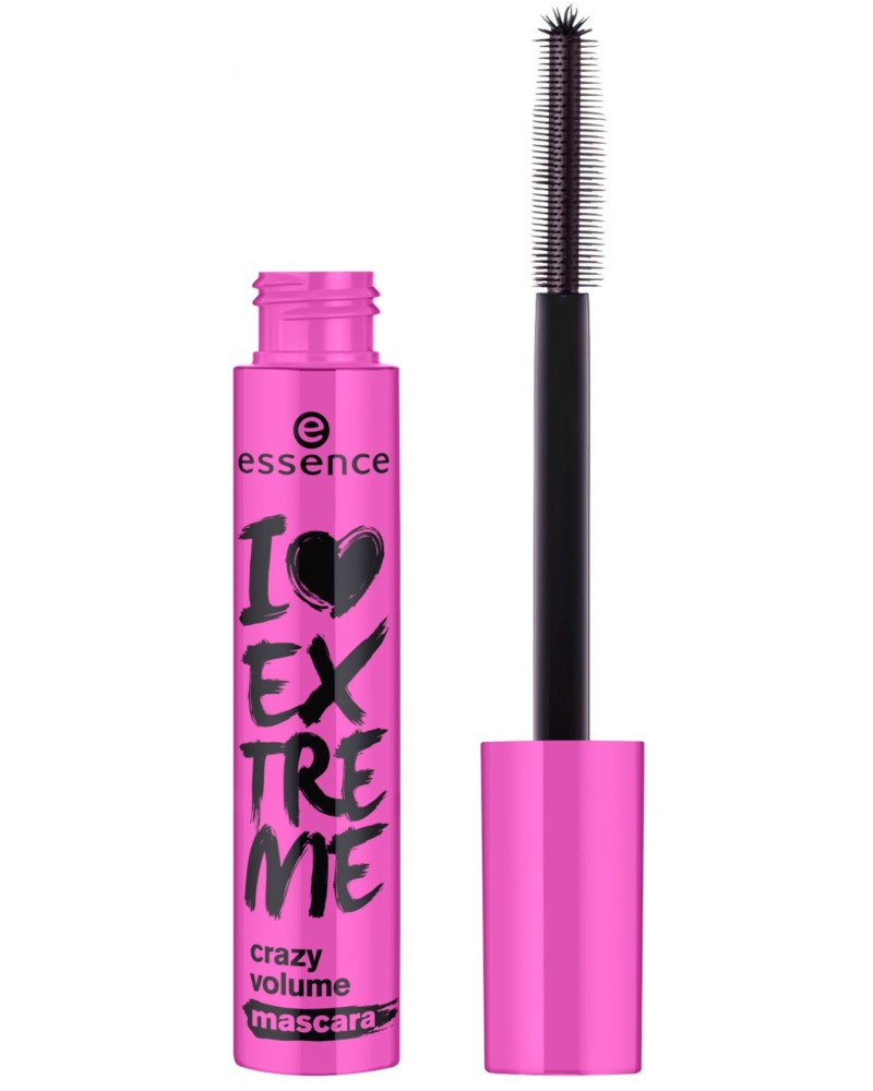 Essence I Love Extreme Crazy Volume Mascara Essence I Love Extreme Crazy Volume Mascara - Спирала за обем - спирала