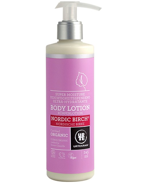 Urtekram Nordic Birch Body Lotion - ���������� ������ �� ���� � ����� �� ������� Nordic Birch - ������