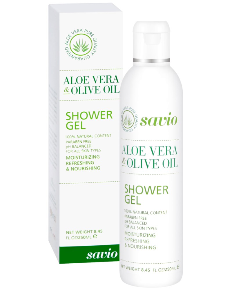 Savio Aloe Vera & Olive Oil Shower Gel -     ,      -  