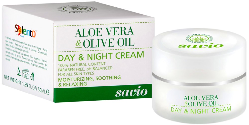 Savio Aloe Vera & Olive Oil Day & Night Cream -       2  1          - 