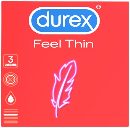 Durex Feel Thin -      3, 12  18  - 