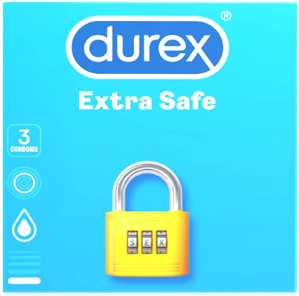 Durex Extra Safe - 3  18   - 
