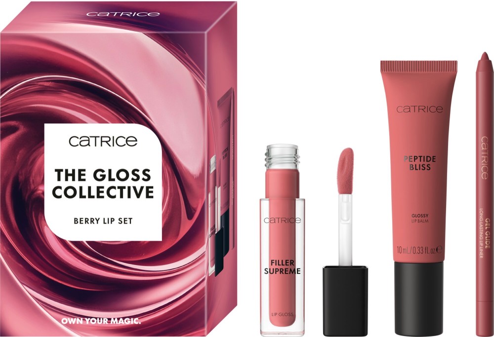 Catrice The Gloss Collective Berry Lip Set - �������� �� ���������� � ������������� ����� - �������