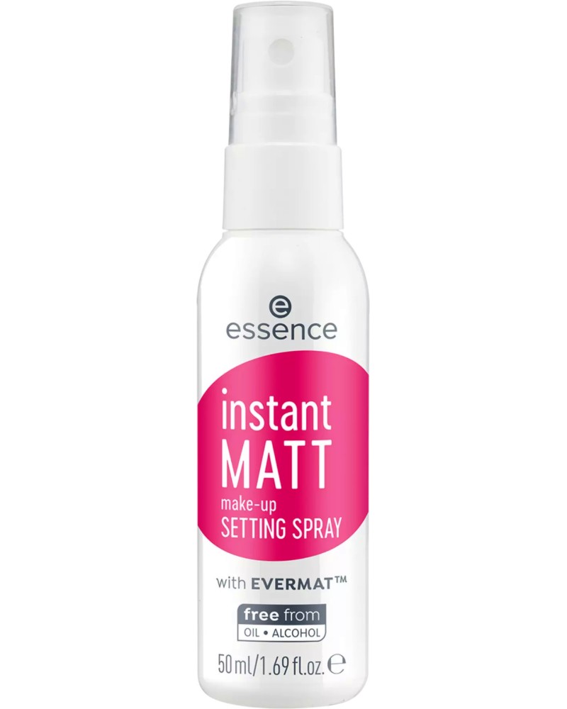 Essence Instant Matt Make-Up Setting Spray -        - 