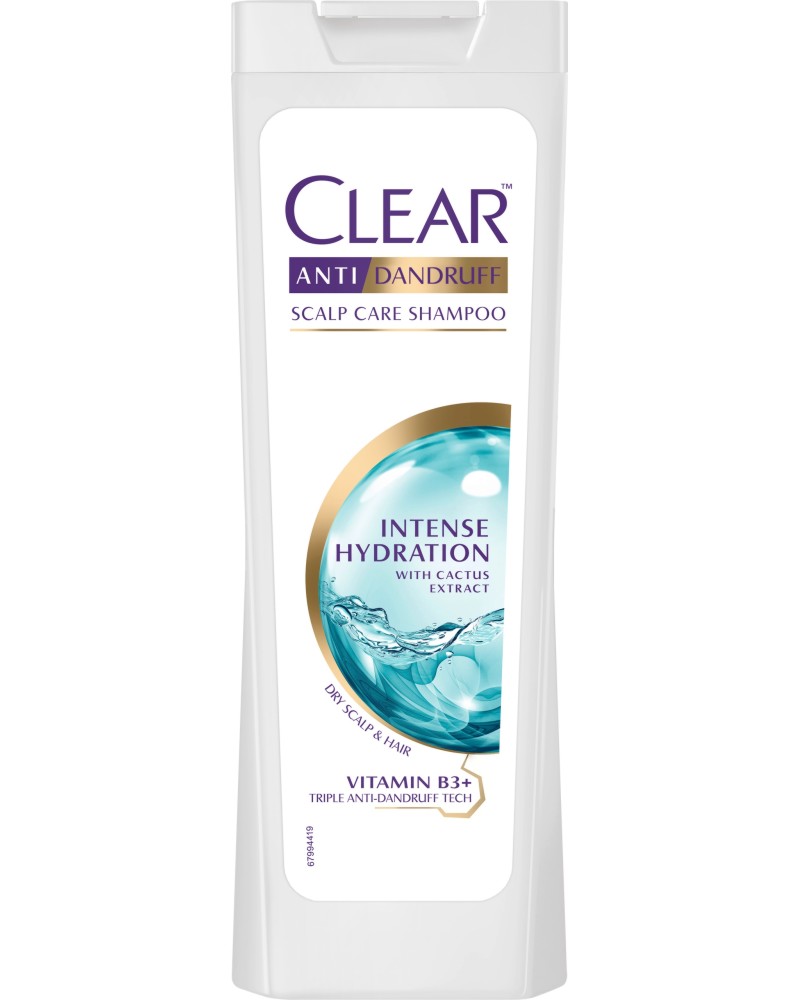 Clear Intense Hydration Anti-Dandruff Shampoo -             - 