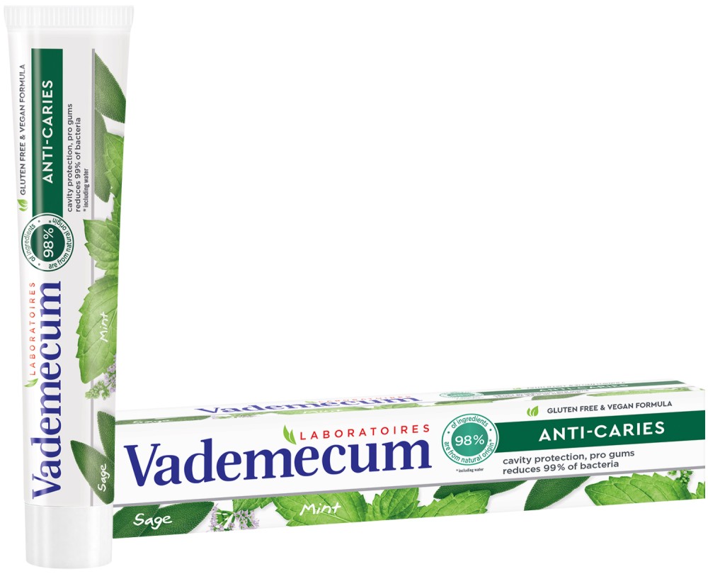 Vademecum Anti-Caries Toothpaste -      - 75 ÷ 125 ml -   