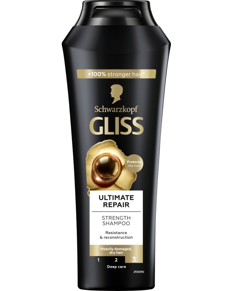 Gliss Ultimate Repair Shampoo -          Ultimate Repair - 