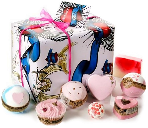     - Love Rocks -   "Bomb Cosmetics Gift Wrapped" - 