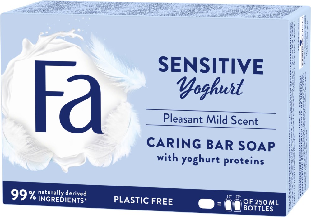 Fa Sensitive Yoghurt Caring Bar Soap -     "Yoghurt" - 
