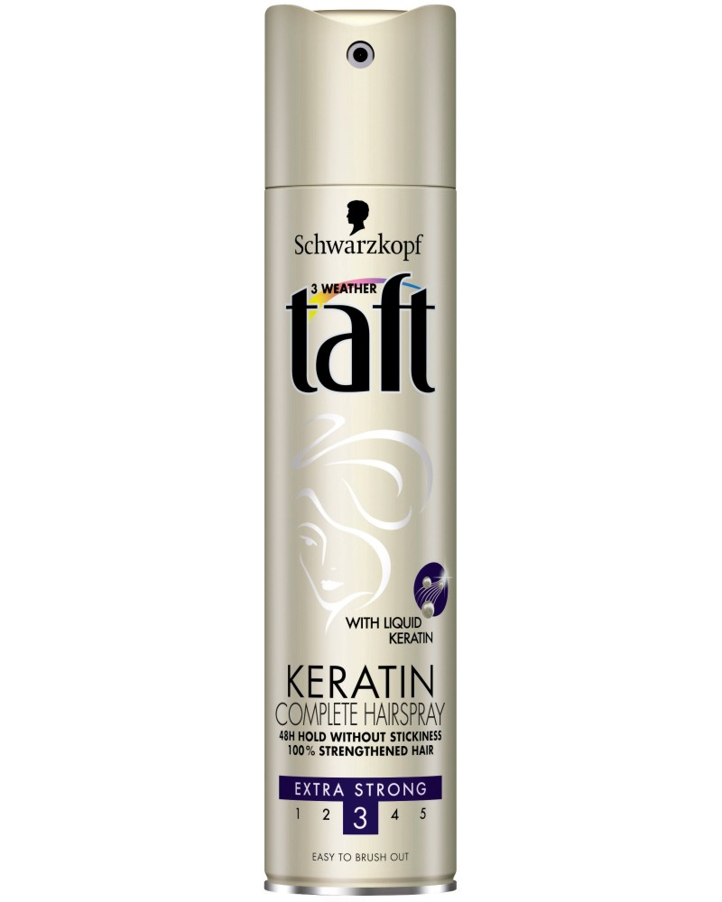 Taft Keratin Complete Hairspray -        - 