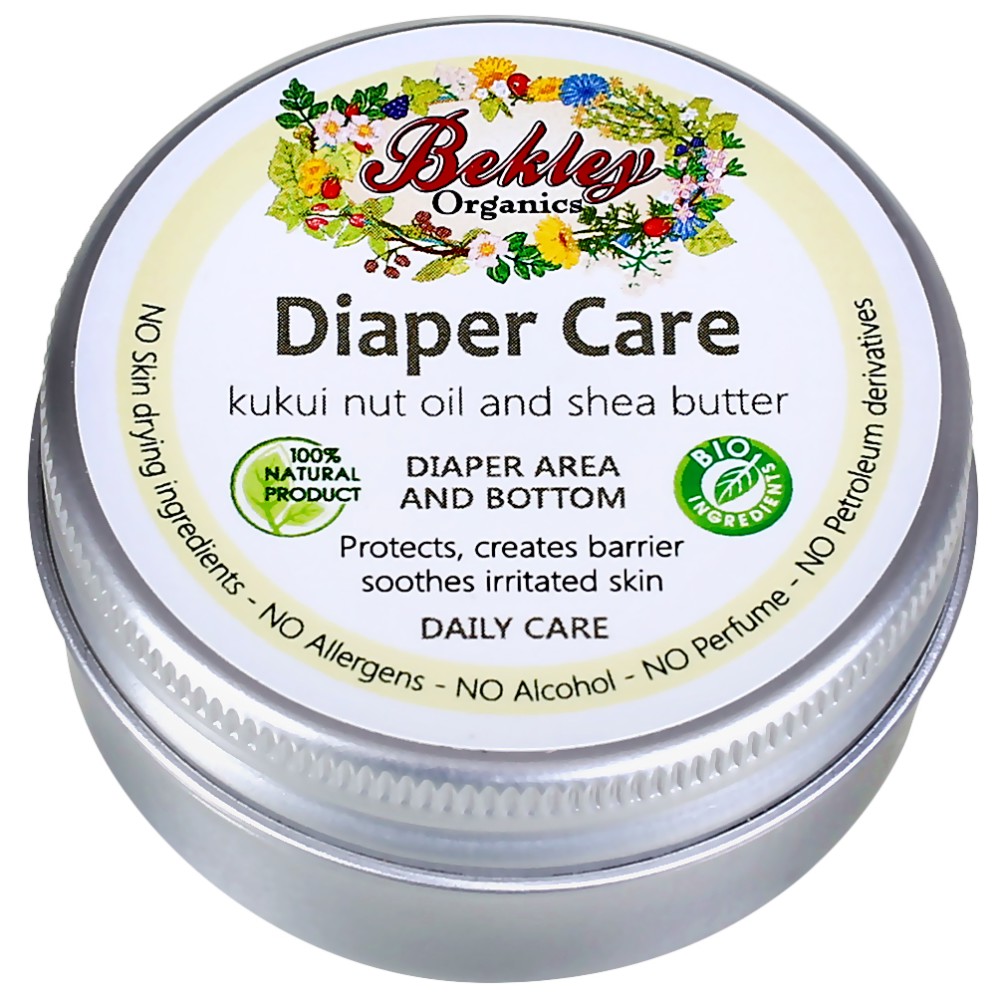 Бебешки крем против подсичане Bekley Organics - С масла от кукуи и карите - крем