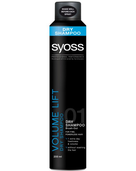 Syoss Volume Lift Dry Schampoo Syoss Volume Lift Dry Schampoo - Сух шампоан за екстра обем за фина коса от серията "Volume Lift" - шампоан