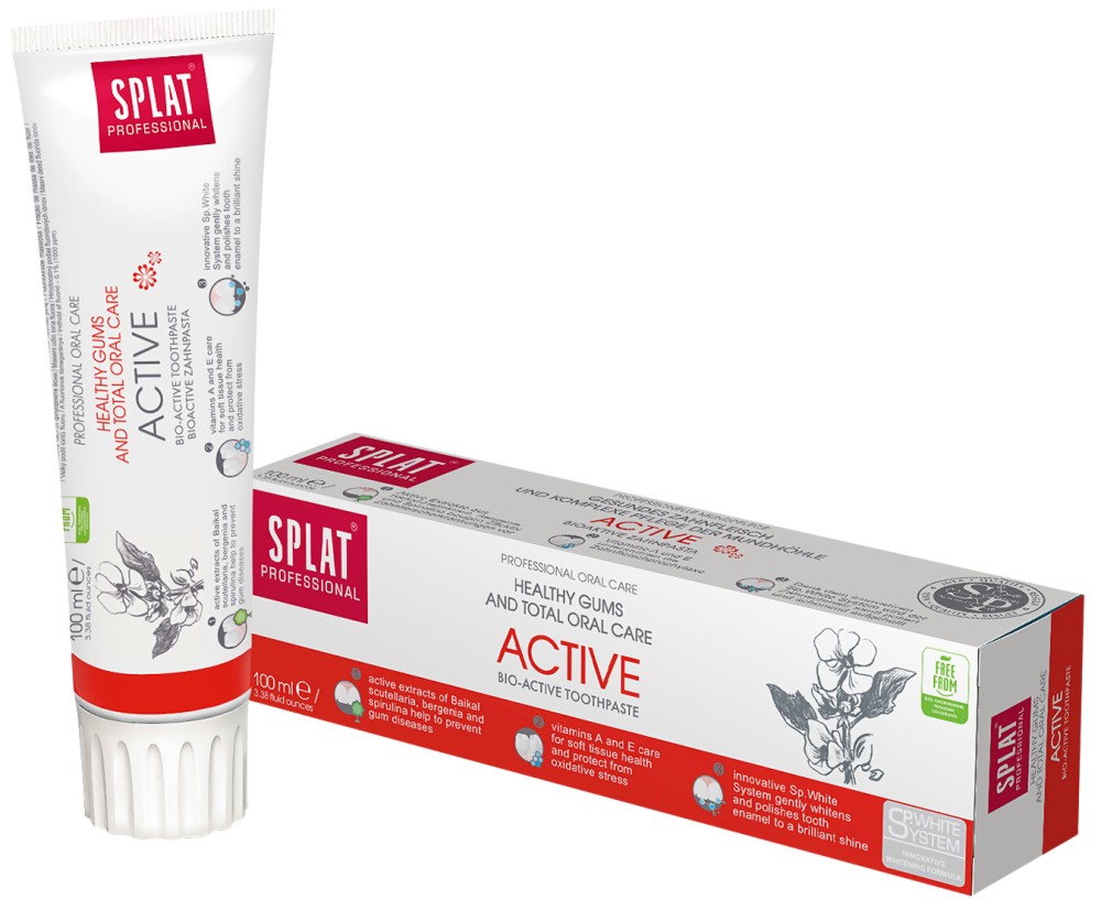 Splat Professional Active Toothpaste -         Professional -   