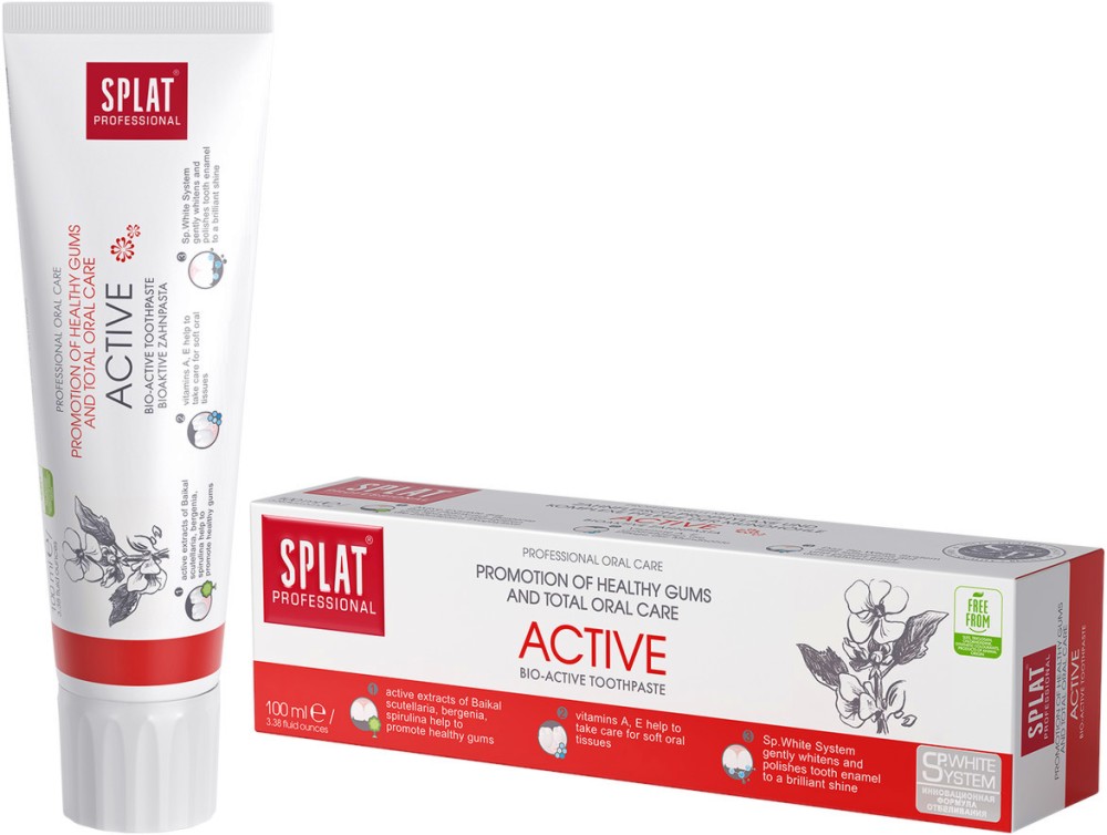 Splat Professional Active Toothpaste -         Professional -   