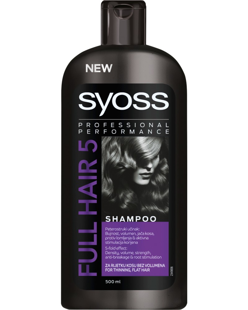 Syoss Full Hair 5 Shampoo -            "Full Hair 5" - 