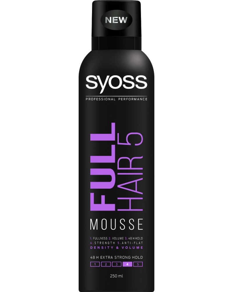 Syoss Full Hair 5 Density & Volume Mousse -          Full Hair 5 - 