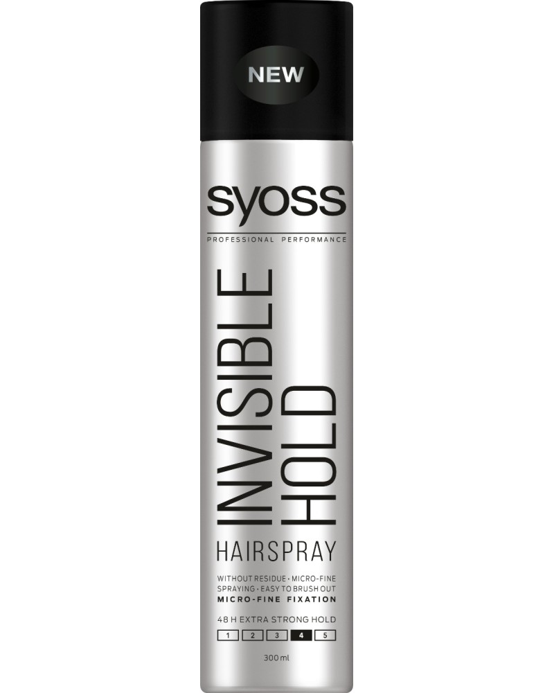 Syoss Invisible Hold Micro-Fine Fixation Hairspray -           "Invisible Hold" - 