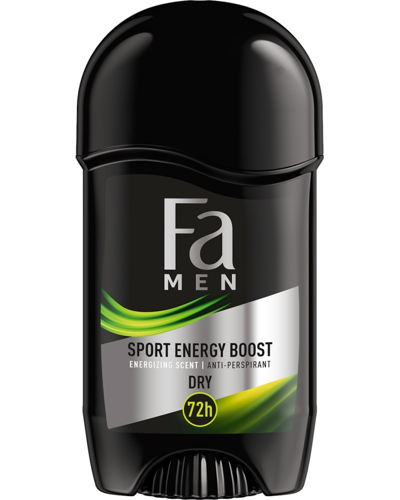 Fa Men Sport Energy Boost Anti-Perspirant Stick - Стик дезодорант против изпотяване за мъже - дезодорант