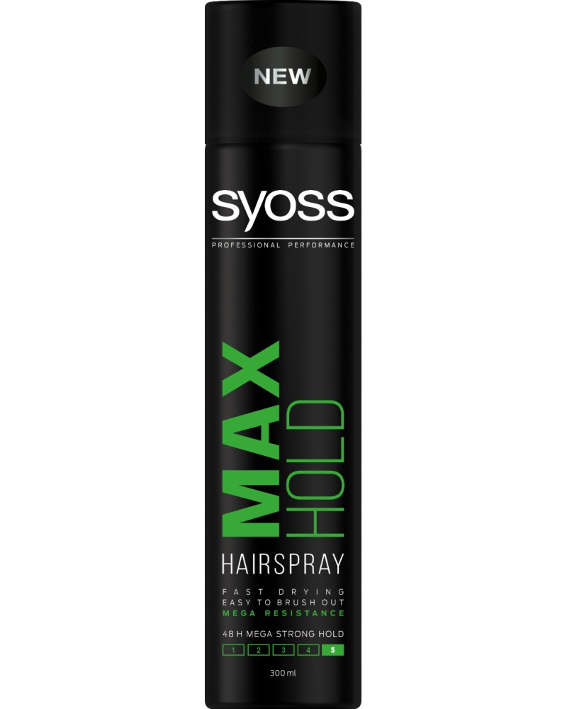 Syoss Max Hold Hairspray -        - 