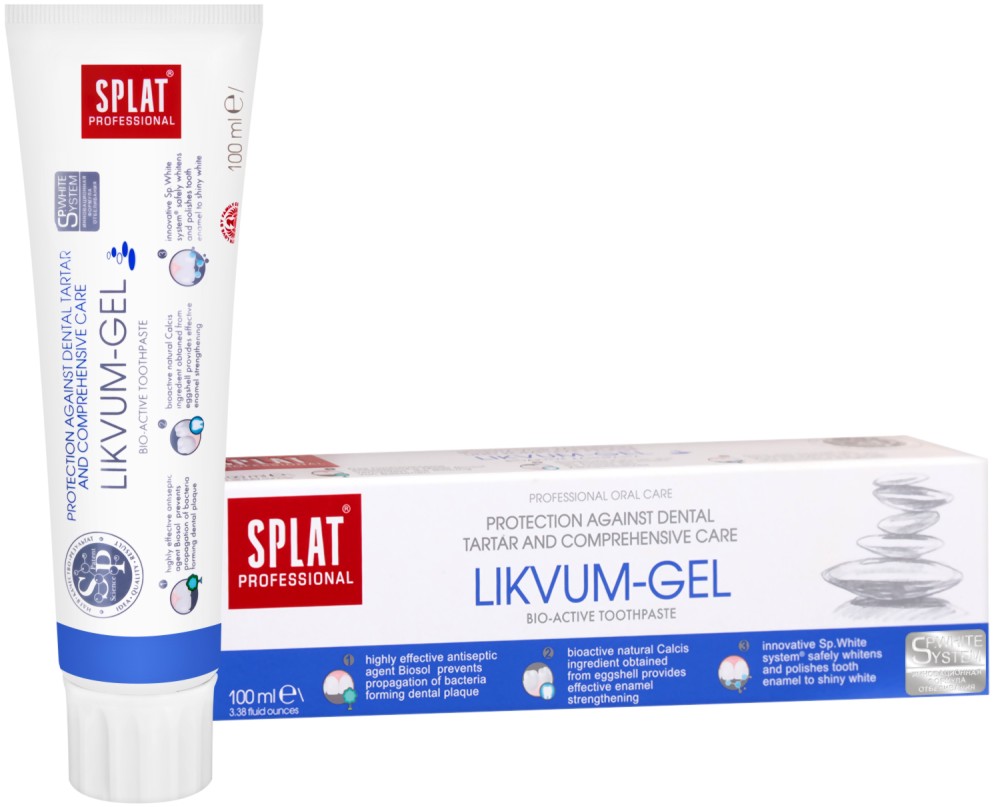 Splat Professional Likvum-Gel Toothpaste -          "Professional" -   