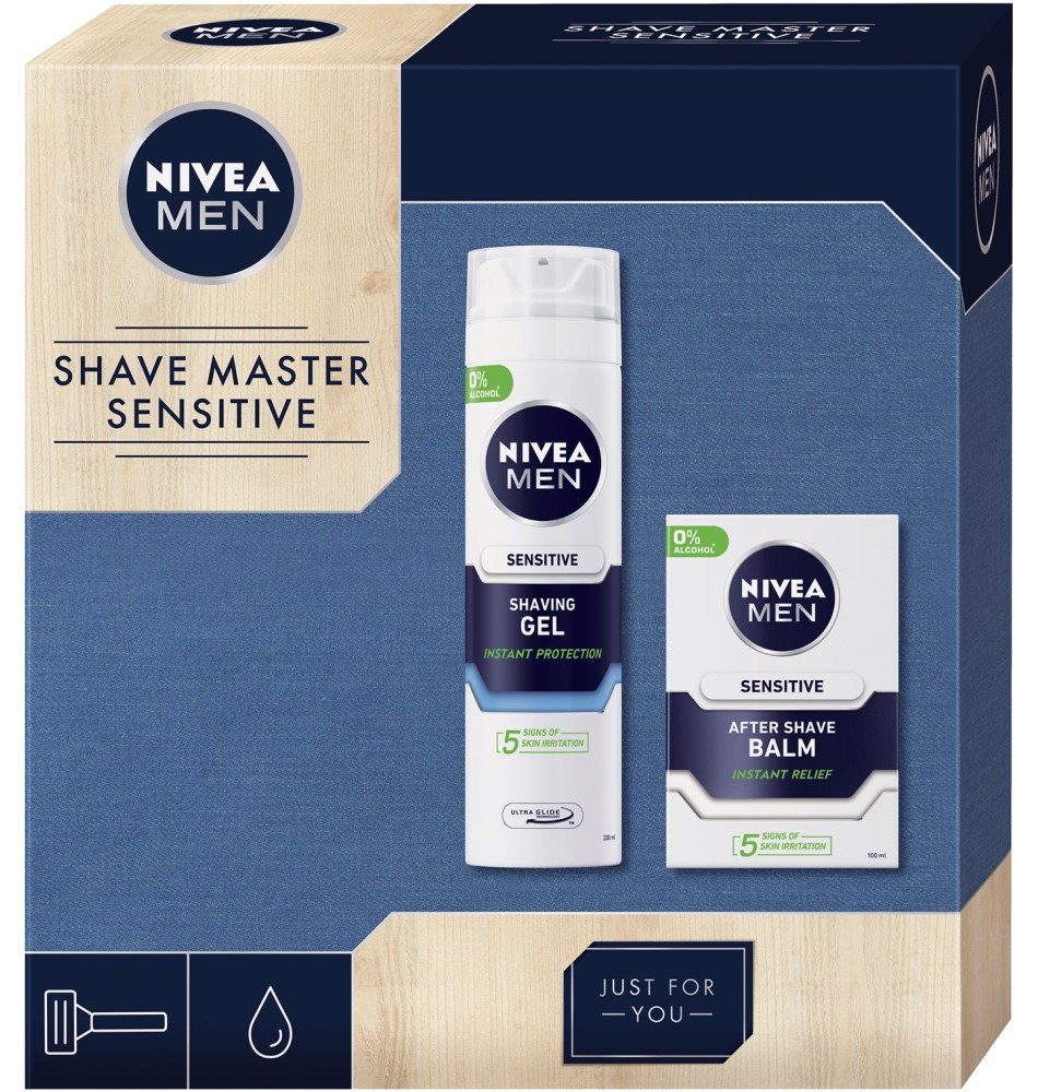     - Nivea Men Shave Master Sensitive -           "Sensitive" - 