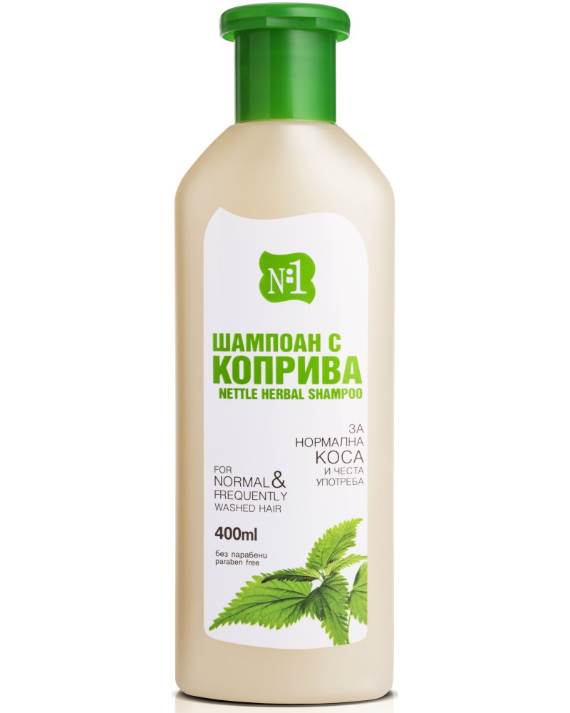 Шампоан с коприва за нормална коса и честа употреба Шампоан с коприва за нормална коса и честа употреба - От серията "Lavena №1" - шампоан