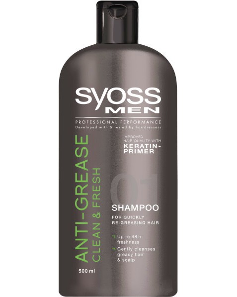     - Anti-Grease Clean & Fresh -  48-    "Syoss Men" - 